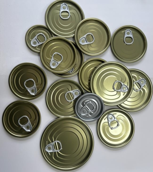 401 đường kính 99mm Tinplate nắp chống gỉ cho dễ dàng mở vòng nắp EOE lon