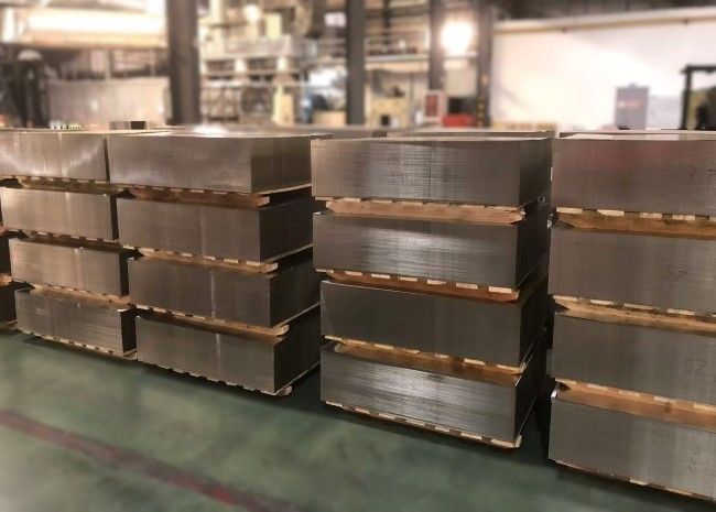 Bảng thiếc điện phân hóa chất lượng thực phẩm cho thực phẩm Nắp thiếc với độ dày 0,14-0,45mm