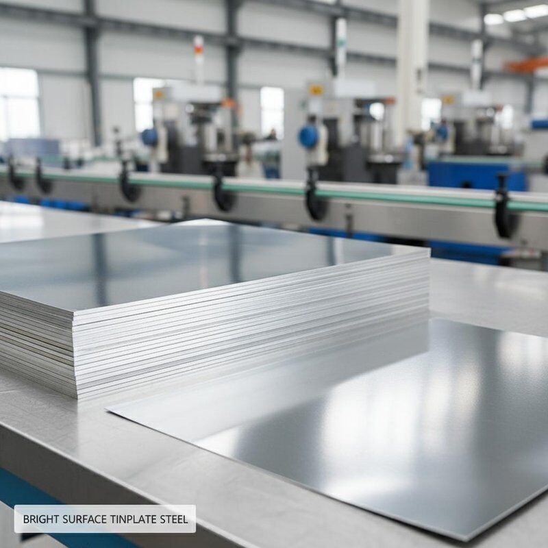 Bright Surfacefinish Tinplate Steel Sheet Material Tinplate Sheets Offering Strength and Smooth Surface Finish Perfect for Can Manufacturing