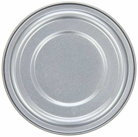 603 # Bao bì thực phẩm Dia 153mm Nắp đáy bằng tấm thiếc