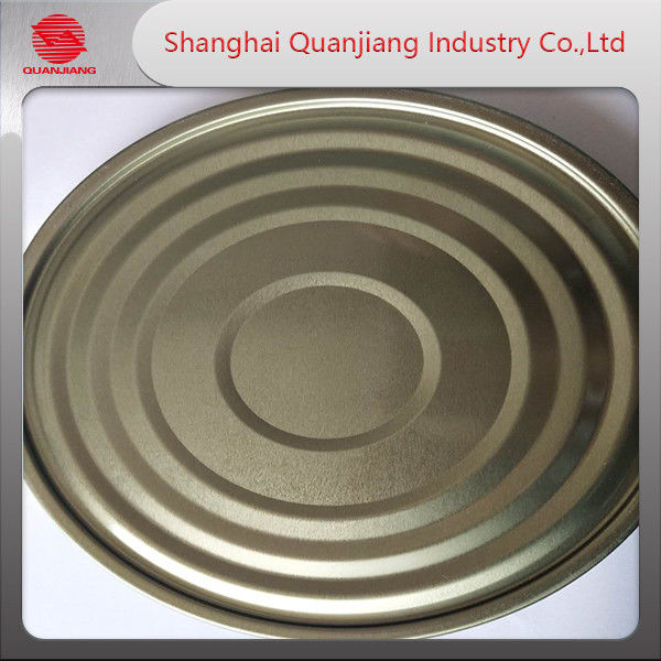 307 # 83mm sơn mài vàng organosol dán hộp kim loại tráng thiếc nắp đáy nắp thiếc